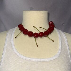JACQUEMUS cherry necklaces